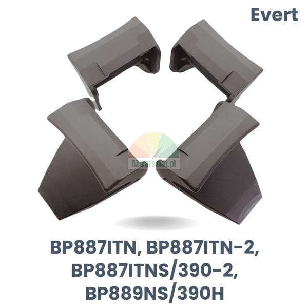 Set of 4 plastic jaw covers for Evert tire changer models BP887ITN BP887ITN-2 BP887ITNS/390-2 BP889NS/390H.