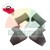 Set of four black plastic mounting elements for car roof racks, shipping from Poland within 24 hours.