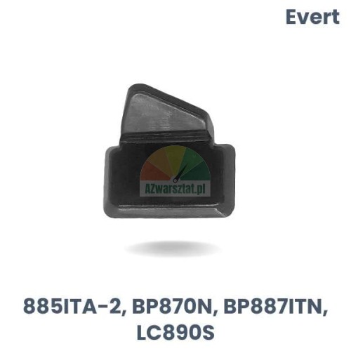 Black plastic mounting head protector for Evert tire changer, replacement for models 885ITA-2, BP870N, BP887ITN, LC890S