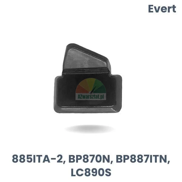 Black plastic mounting head protector for Evert tire changer, replacement for models 885ITA-2, BP870N, BP887ITN, LC890S