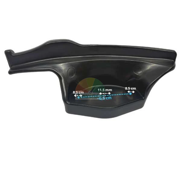 Low composite mounting head - dimensions
