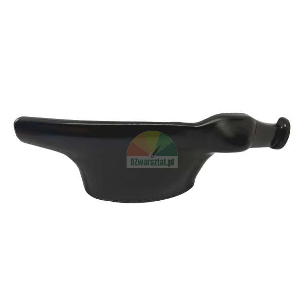 Black, glossy bowl with an organic, asymmetric shape resembling the silhouette of a bird.