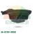Low composite mounting head with reinforcement for tire changer, black.