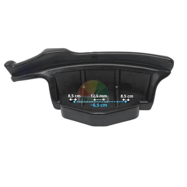 Low composite mounting head with reinforcement