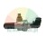 Silver pneumatic valve with black fittings and embossed letters A, P, R.