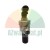 Automatic air vent valve with brass connection and black plastic components