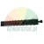 Black graduated bar with a coiled spiral spring and an adjustment screw.