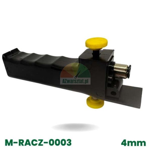 Tire changer handle grip (4mm) with yellow button