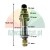 Lowering valve 19mm thread with emergency lowering button and dimensions