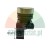 Industrial control push button side view with a 24.5 mm dimension indicated.