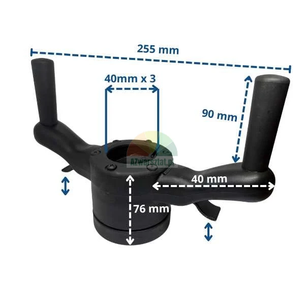 Premium: Quick-release nut 40x3 for wheel balancer - dimension diagram