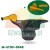 Black tire changer mounting head with an additional set of yellow protective covers M-STOP-0048