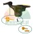 Tire changer mounting head with yellow plastic protection inserts and pins.