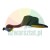 Black and yellow plastic mounting head for machinery, side view profile.