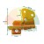Plastic mounting foot cover Type X - dimensions