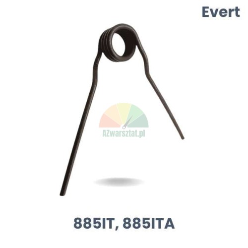 Replacement for Evert: Torsion spring 885IT, 885ITA on a white background.