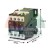 Motor contactor 380V CJX2 1801 with dimensions 4.7 x 8.7 x 7.6 cm