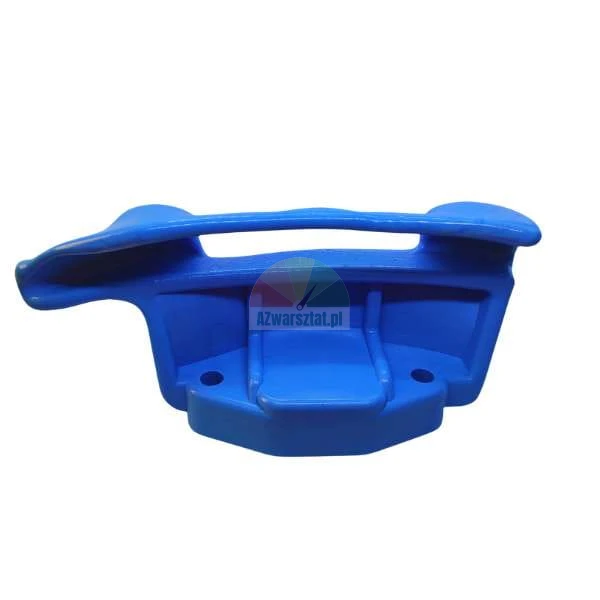 Blue plastic tire changer mounting head protector