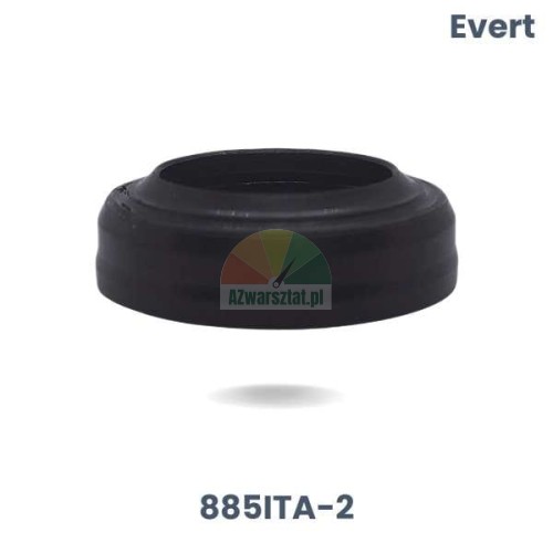 Piston rod seal 885ITA-2 replacement for Evert - black rubber sealing ring