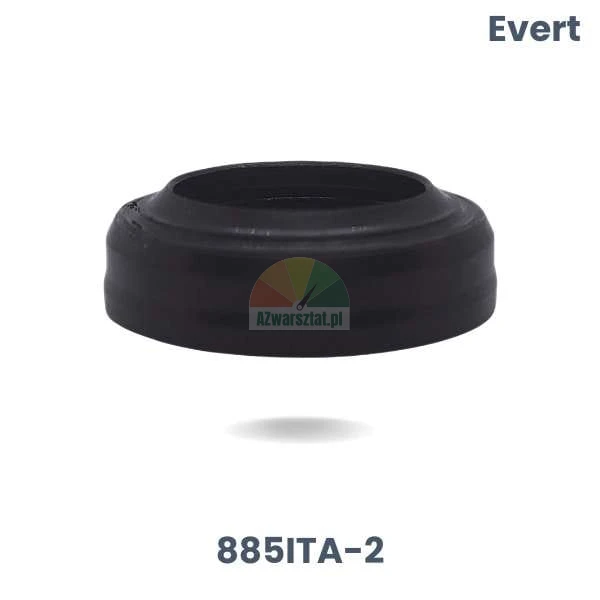 Piston rod seal 885ITA-2 replacement for Evert - black rubber sealing ring