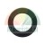 Black rubber oil seal or gasket on a white background.
