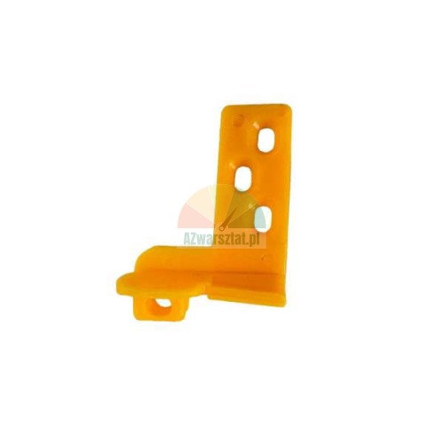 Plastic mounting foot cover for Evert yellow