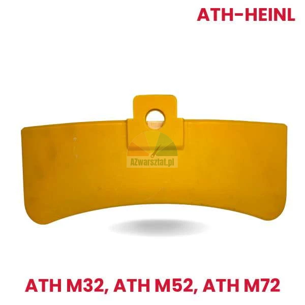 Yellow plastic bead breaker shovel protector for ATH-Heinl ATH M32, ATH M52, ATH M72 tire changers