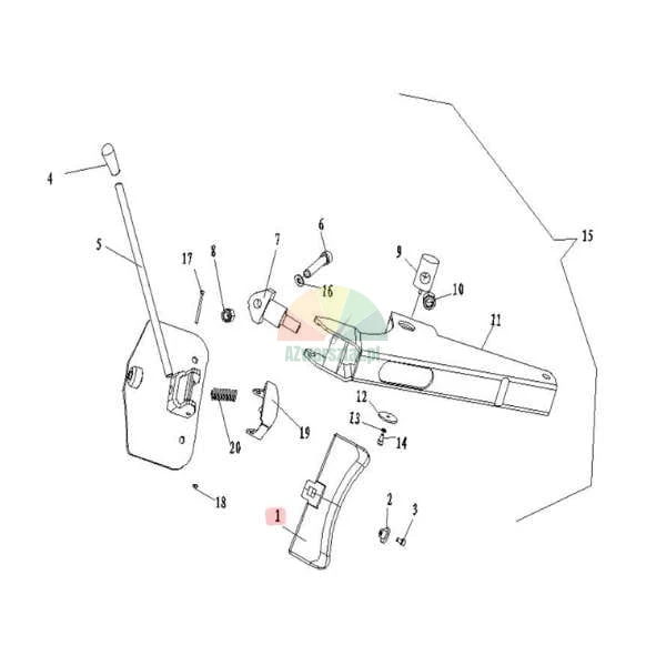 Plastic cover for bead breaker blade ATH M32 M52 M72
