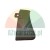 Black cast iron agricultural machinery spare part used for soil cultivation on a white background
