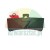 Black brake pad or industrial part with 24h fast delivery icon in Poland