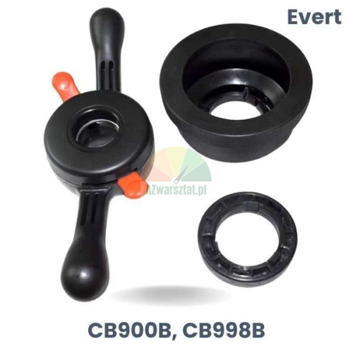 Evert replacement kit: quick release nut and adapter for alloy wheels CB900B, CB998B