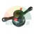 Quick release wing nut for wheel balancer with black handles and red release tabs