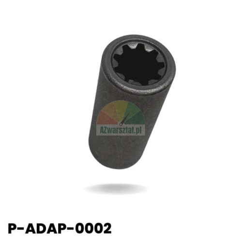 Motor adapter (coupling) 12mm, black component with internal spline, model P-ADAP-0002