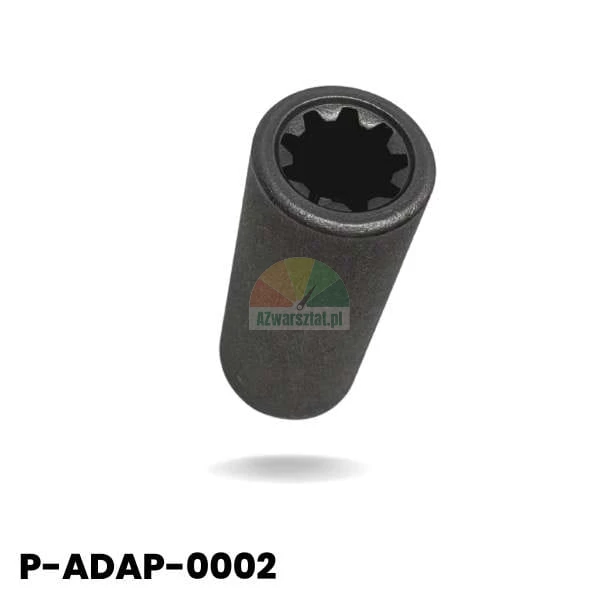 Motor adapter (coupling) 12mm, black component with internal spline, model P-ADAP-0002