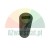 Black cylindrical component with a rectangular slot on top