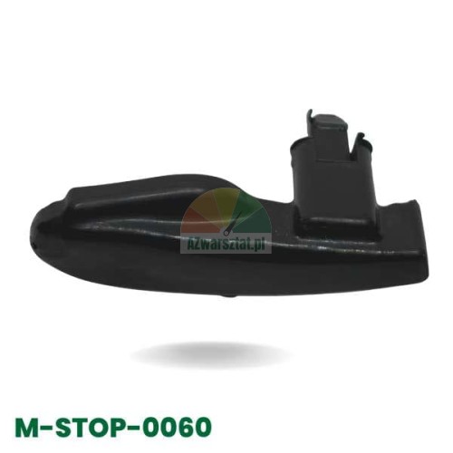 Black plastic protective cover for mounting head Type AL