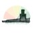 Black plastic presser foot for a sewing machine, side view on a white background.