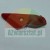 Red plastic part with a mounting hole.