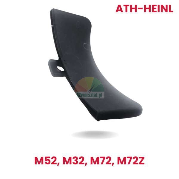 Black plastic bead breaker blade protector designed for ATH-Heinl tire changer models M52, M32, M72, and M72Z.