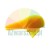 Yellow plastic spare part, lever or safety latch for machinery.