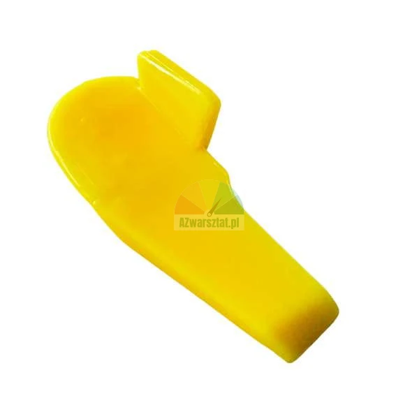 Yellow plastic pry tool for opening electronics or automotive trim