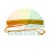Yellow rim protector with orange cord for motorcycle wheels.