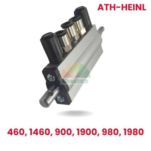 Aluminum pedal valve block for ATH-Heinl tire changers 460, 1460, 900, 1900, 980, 1980