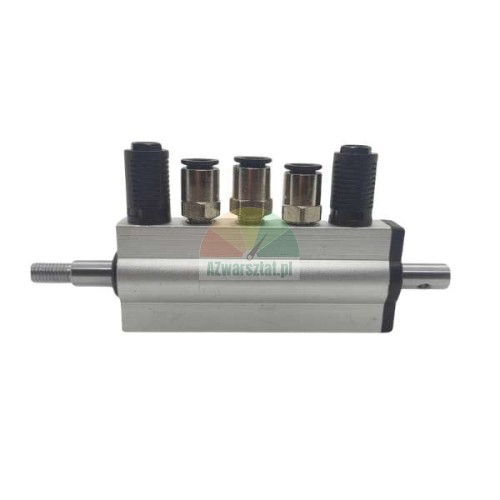 Aluminum foot pedal valve block for ATH-Heinl tire changers