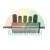 Aluminum foot pedal valve block for ATH-Heinl tire changers