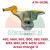 Steel mounting head replacement for ATH-Heinl tire changers models 460, 1460, 900, 1900, 980, 1980, M32, M52, M72, M72Z, M24 and Areso change-it with yellow inserts