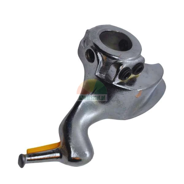 Metal tire changer head with a yellow protective insert