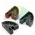 Set of 3 black plastic rim protector spacers for tire changers.