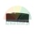 Black plastic end cap or stopper with an elongated shape on a white background.
