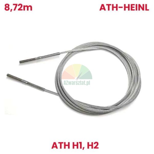 Replacement steel cable for ATH-Heinl ATH H1, H2 lift, length 8.72m